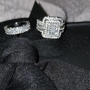 Black Bow Phone Case with Rhinestone Accents